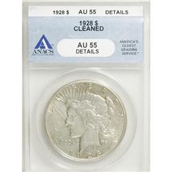 1928 $1 AU55 ANACS