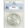 Image 1 : 1928 $1 MS61 ANACS