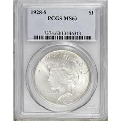 1928-S $1 MS63 PCGS