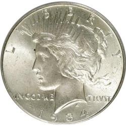 1934 $1 MS63 PCGS