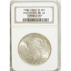 1934-D $1 MS62 NGC