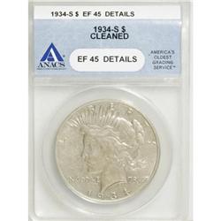 1934-S $1 XF45 ANACS