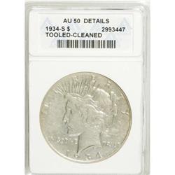1934-S $1 AU50 ANACS