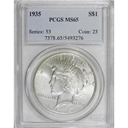 1935 $1 MS65 PCGS