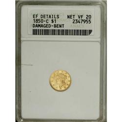 1850-C G$1 VF20 ANACS