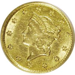 1851-O G$1 AU58 PCGS