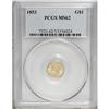 1853 G$1 MS62 PCGS