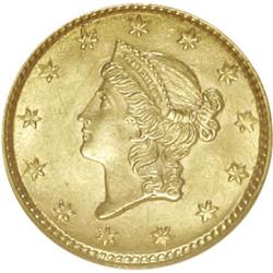 1854 G$1 Type One MS61 NGC