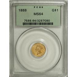 1888 G$1 MS64 PCGS