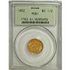 Image 1 : 1852 $2 1/2 MS61 PCGS