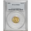 1856 $2 1/2 MS62 PCGS