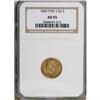 1859 $2 1/2 New Reverse, Type Two AU55 NGC