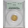 1871-S $2 1/2 XF45 PCGS