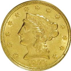 1873 $2 1/2 Closed 3 XF40 PCGS