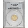 Image 1 : 1873 $2 1/2 Closed 3 AU58 PCGS