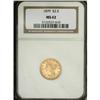 Image 1 : 1879 $2 1/2 MS62 NGC