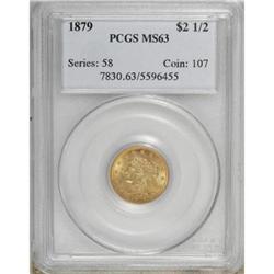 1879 $2 1/2 MS63 PCGS
