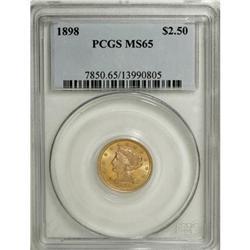 1898 $2 1/2 MS65 PCGS