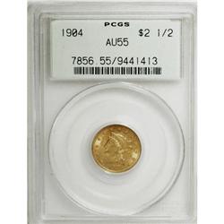 1904 $2 1/2 AU55 PCGS