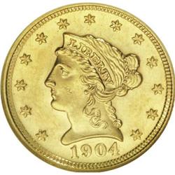 1904 $2 1/2 MS63 NGC