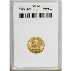 1905 $2 1/2 MS62 ANACS