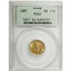 1905 $2 1/2 MS62 PCGS