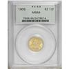 1906 $2 1/2 MS64 PCGS