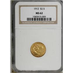 1912 $2 1/2 MS62 NGC