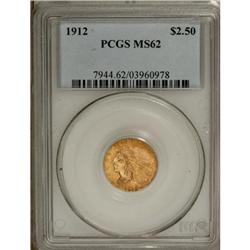 1912 $2 1/2 MS62 PCGS