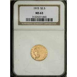 1915 $2 1/2 MS63 NGC