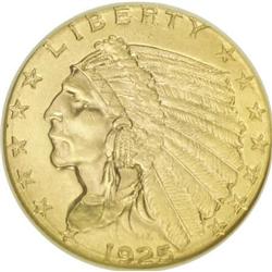 1925-D $2 1/2 MS62 NGC