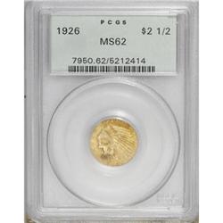 1926 $2 1/2 MS62 PCGS