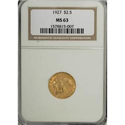 1927 $2 1/2 MS63 NGC