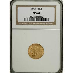1927 $2 1/2 MS64 NGC