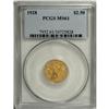 Image 1 : 1928 $2 1/2 MS61 PCGS