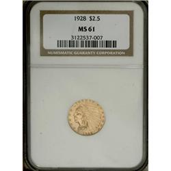 1928 $2 1/2 MS61 NGC
