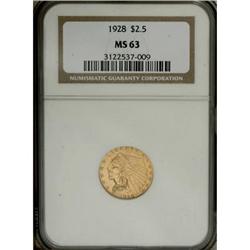 1928 $2 1/2 MS63 NGC