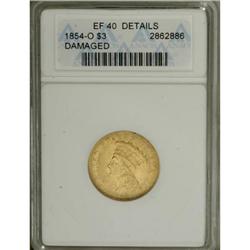 1854-O $3 XF40 ANACS