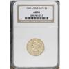 Image 1 : 1846 $5 Large Date AU55 NGC