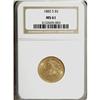 Image 1 : 1882-S $5 MS61 NGC