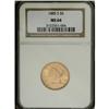 Image 1 : 1885-S $5 MS64 NGC