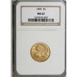 1895 $5 MS62 NGC