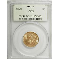 1895 $5 MS63 PCGS