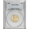 Image 3 : 1899 $5 MS62 PCGS