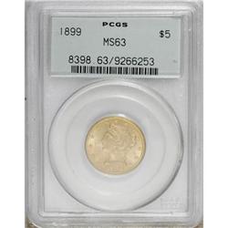 1899 $5 MS63 PCGS
