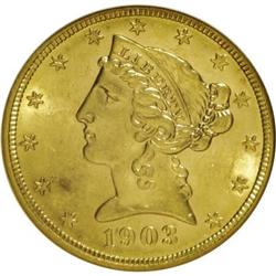 1903 $5 MS61 NGC