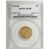 1914-D $5 AU58 PCGS