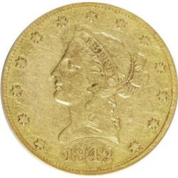 1842-O $10 F12 PCGS