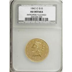 1842-O $10 AU52 CSN