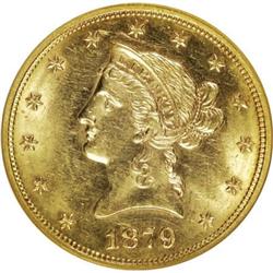 1879-S $10 MS61 NGC